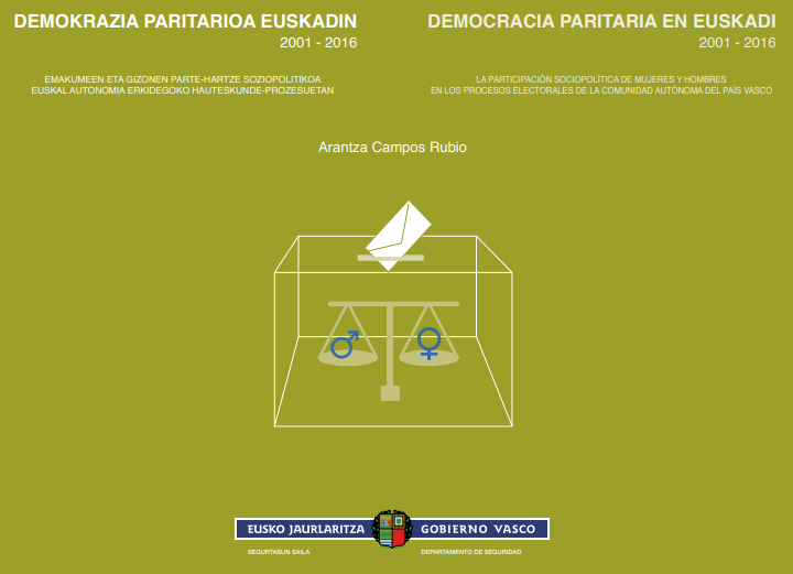 Portada DEMOKRAZIA PAREKIDEA EUSKADIN