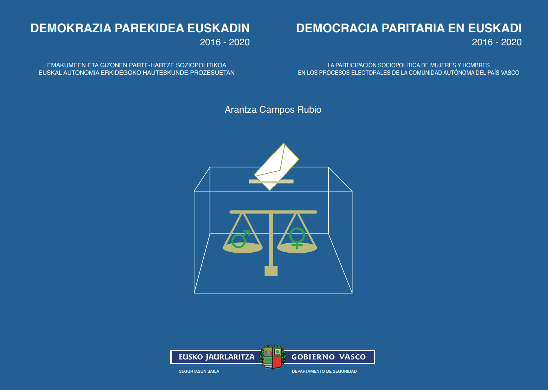Portada DEMOKRAZIA PAREKIDEA EUSKADIN